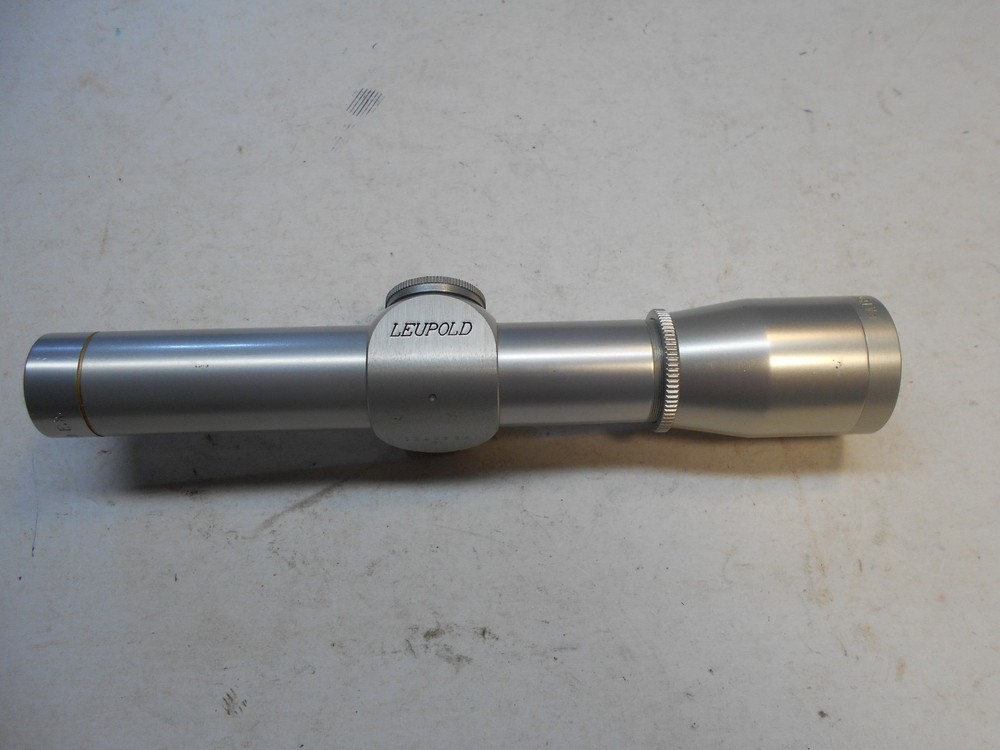 leupold gold ring M8-2x extended E.R silver duplex hand gun scope