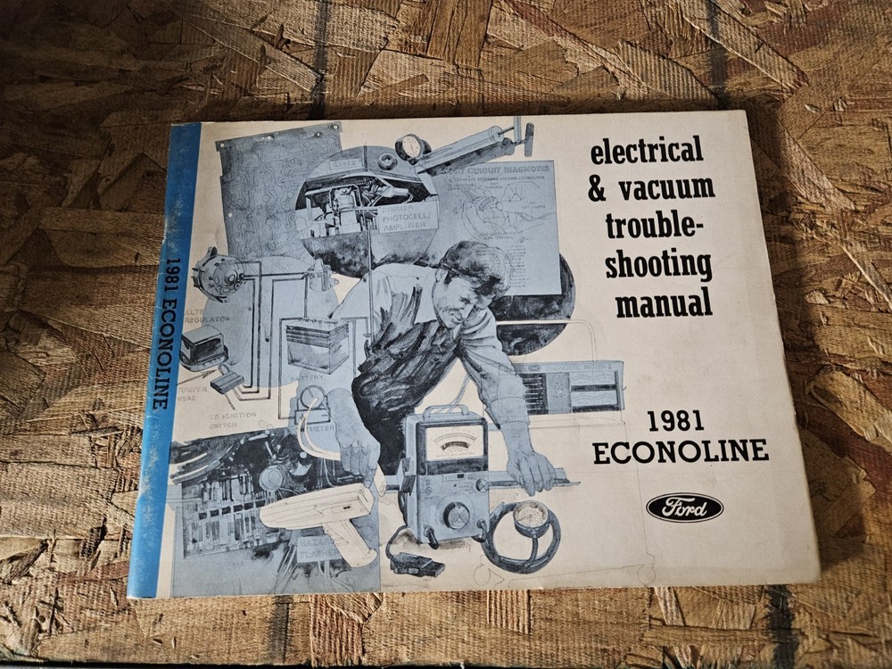 **USED** 1981 Econoline Electrical & Vacuum TroubleShooting Manual