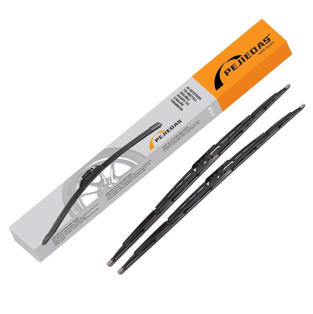 21" Metal Frame Windshield Wiper Blades  OEM Quality Replacement 2Pack