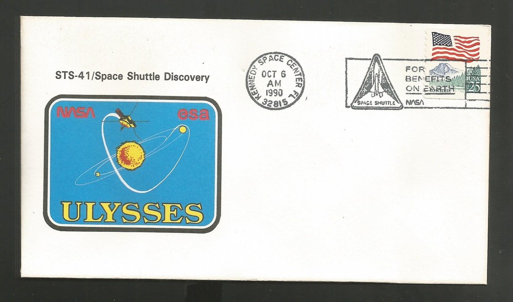 ULYSSES STS-41 SPACE SHUTTLE DISCOVERY  OCT 6,1990 KSC ***