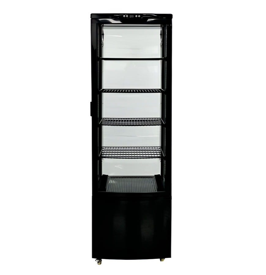 4 Tier Refrigerated Display Case Bakery Display Fridge W/ LED 66" H