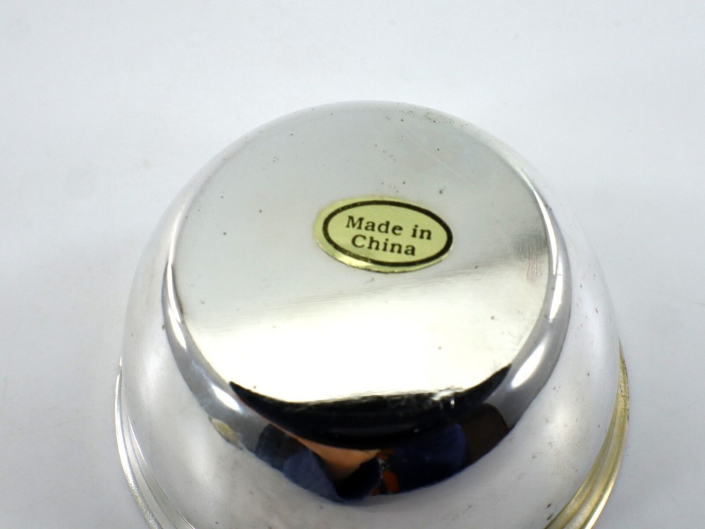 Metal TEA BAG STRAINER Rest Mesh 2-piece Silver Color