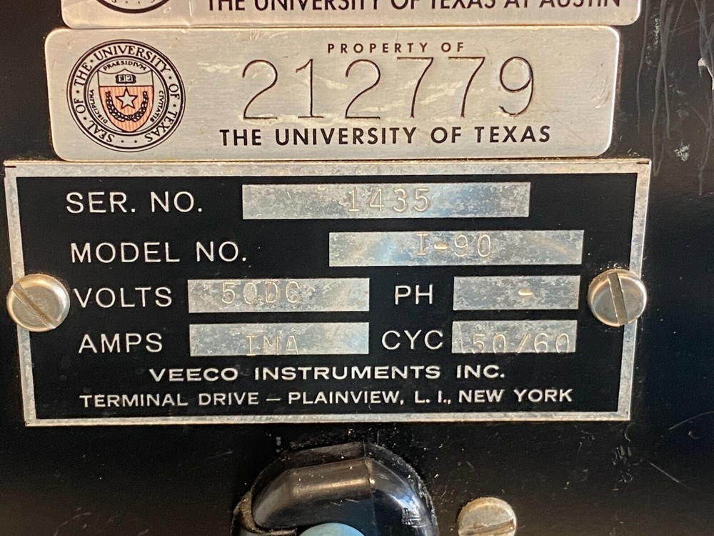 Veeco Leak Indicator I-90 for MS-90