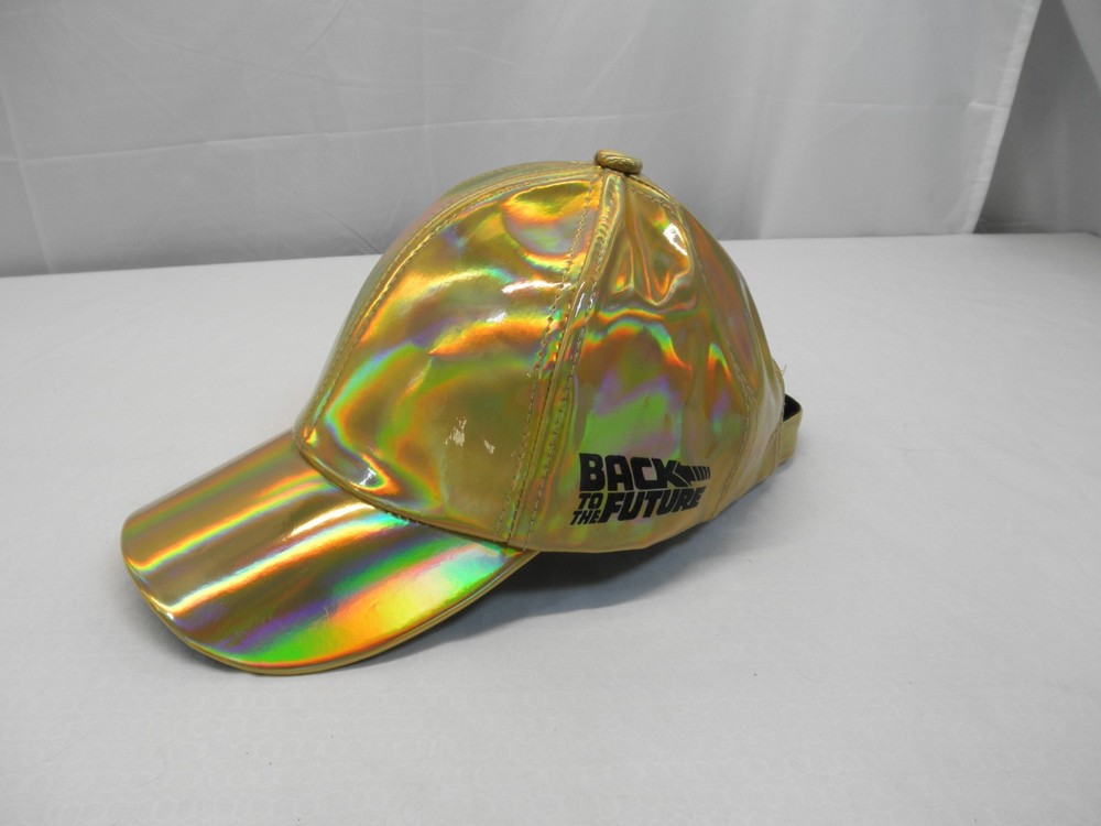 Back To The Future, Marty McFly Holographic Gold Hat - Universal Studios