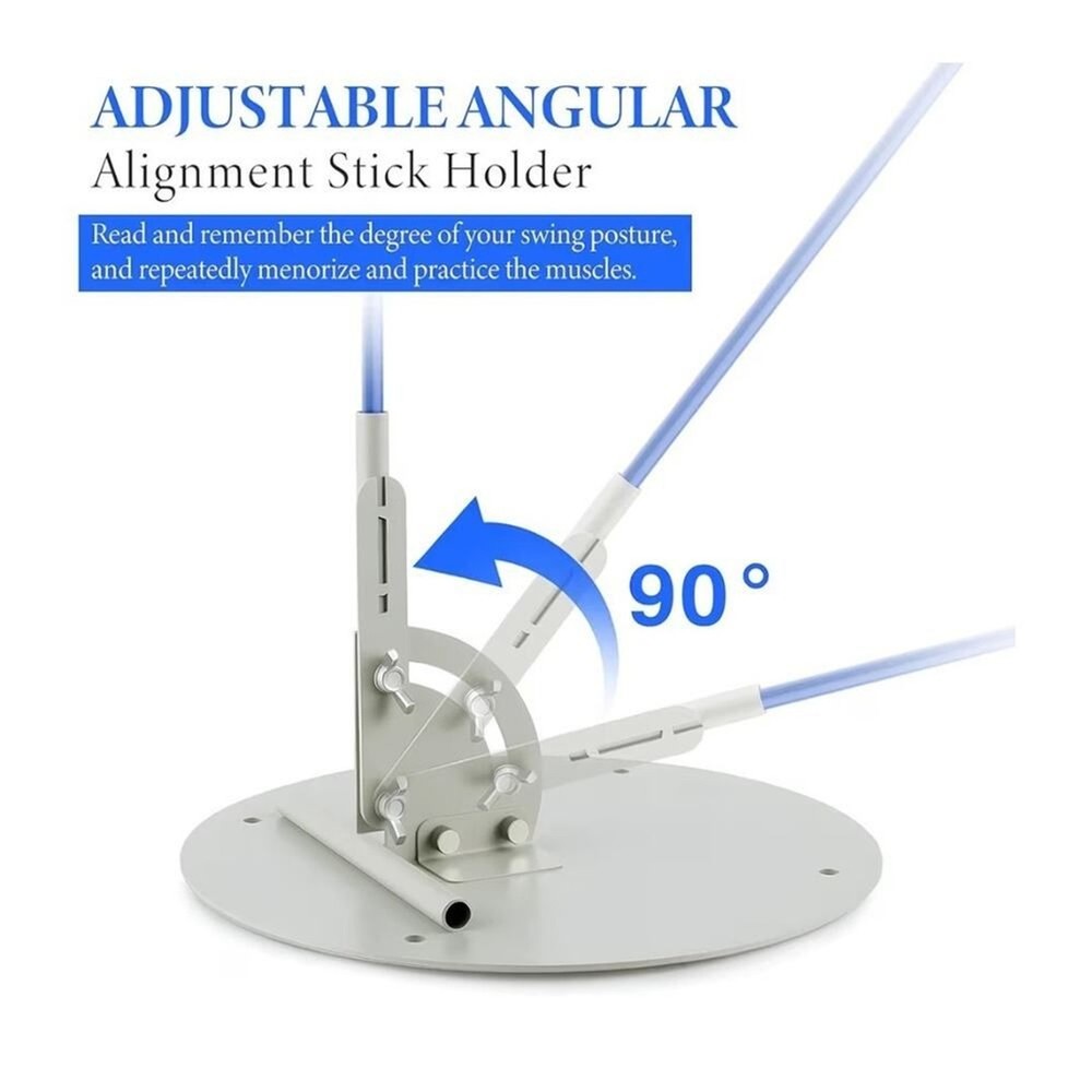 Golf Practice Swing Plane Plate Durable Metal Trainer