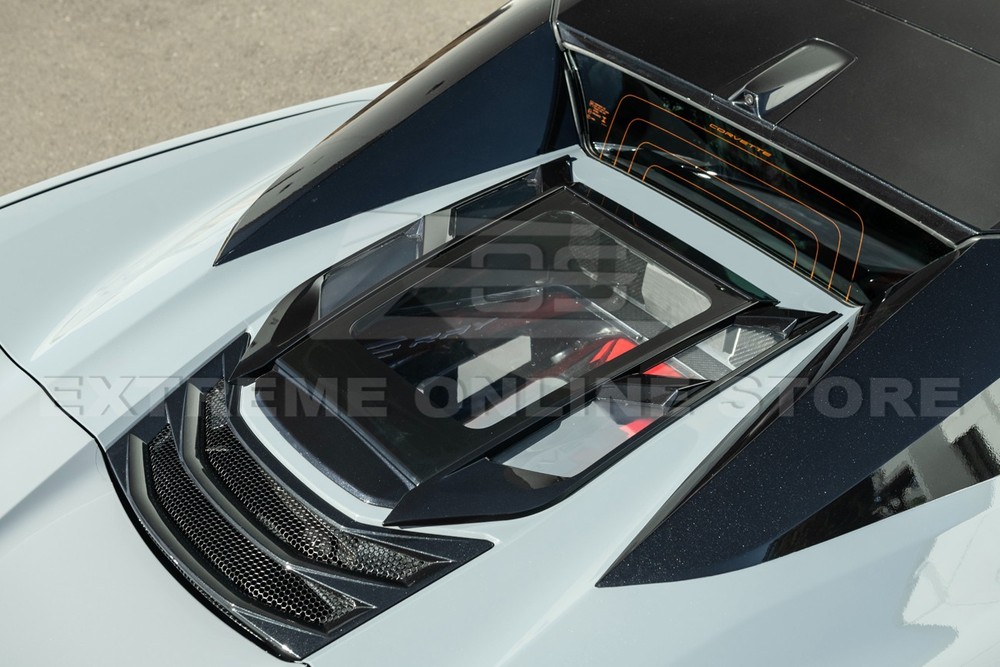 For 20-Up Corvette C8 Convertible Rear Hatch Upper HTC Tonneau Window Inserts