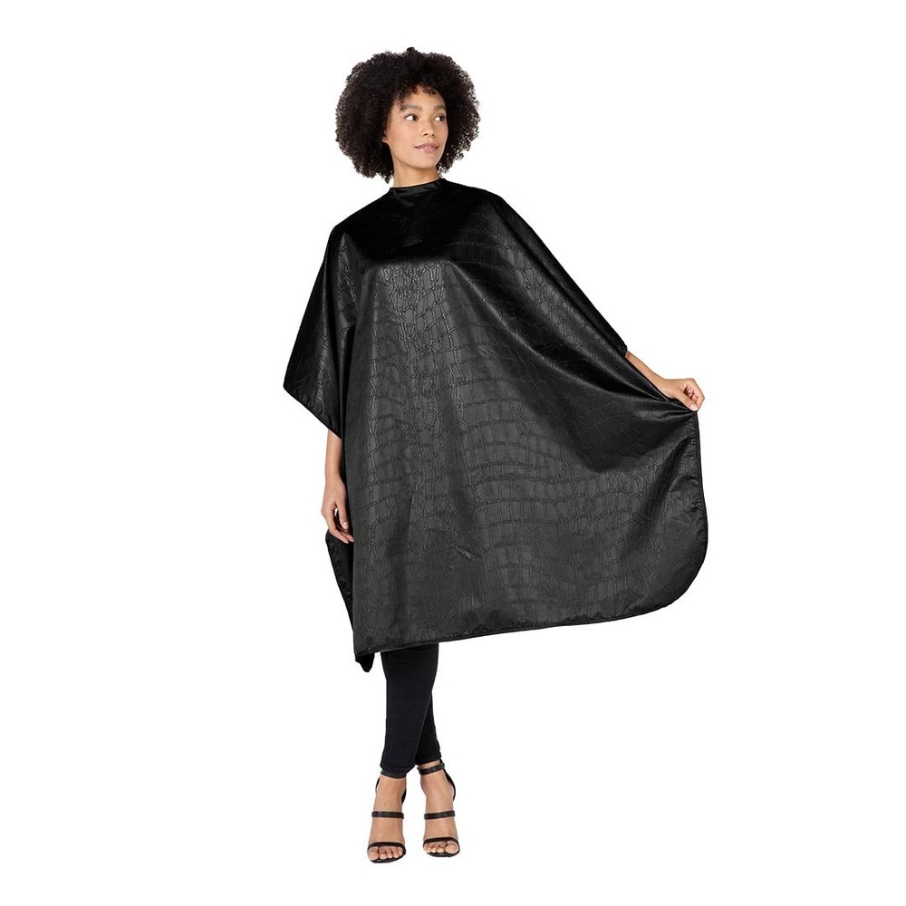Alligator Hide Bleach-proof Multi Purpose Coloring/Styling Cape, Textured Sur...