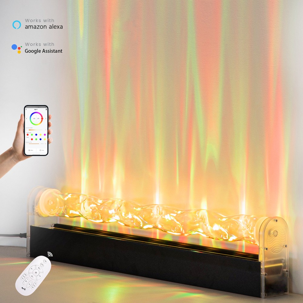 RGBW LED Ocean Wave Light Projector,Multi Dynamic Effect Wash Wall Light Ambient