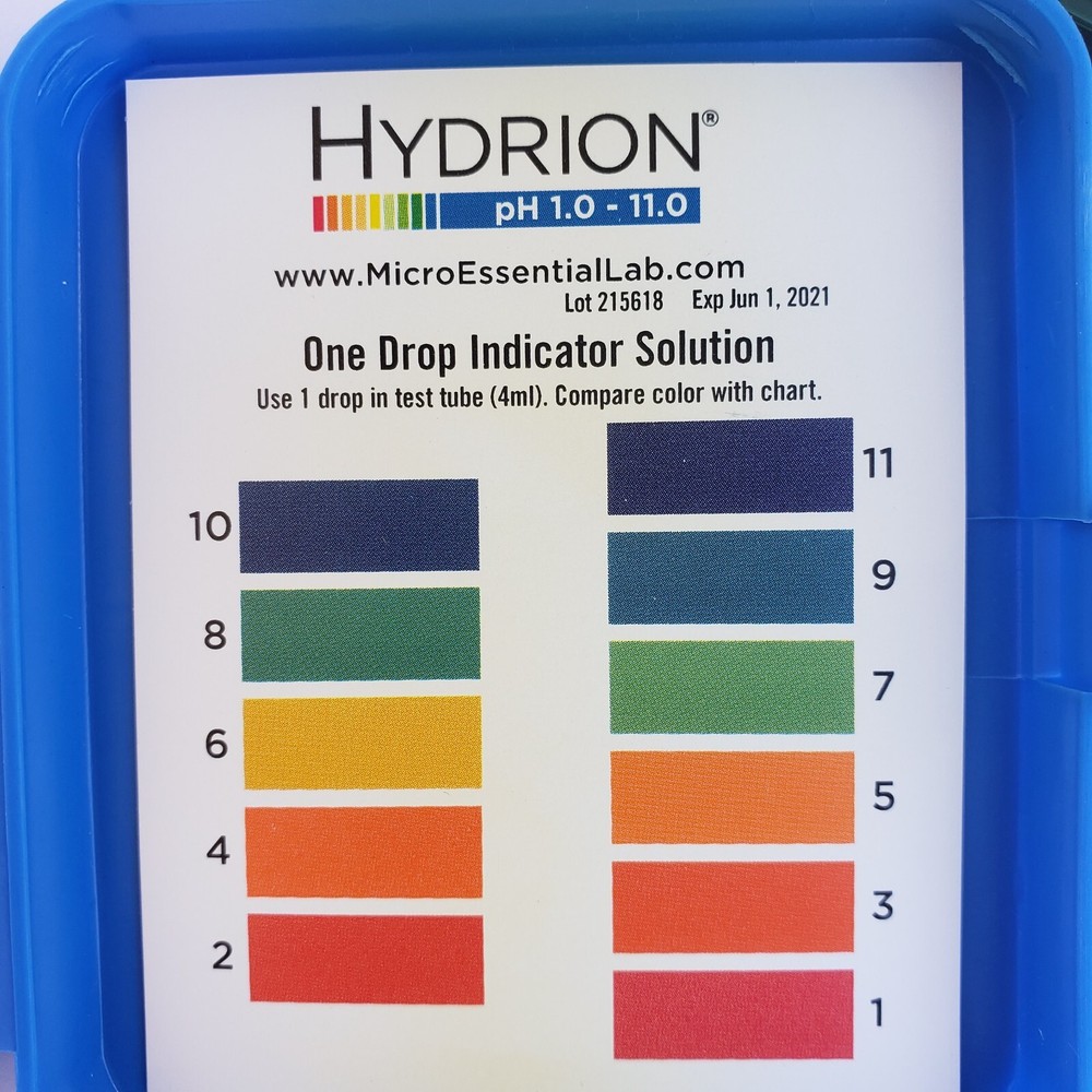 Alkaline Drinking Water pH Test Kit Measure pH 1-11 Liquid Indicator Solution 1