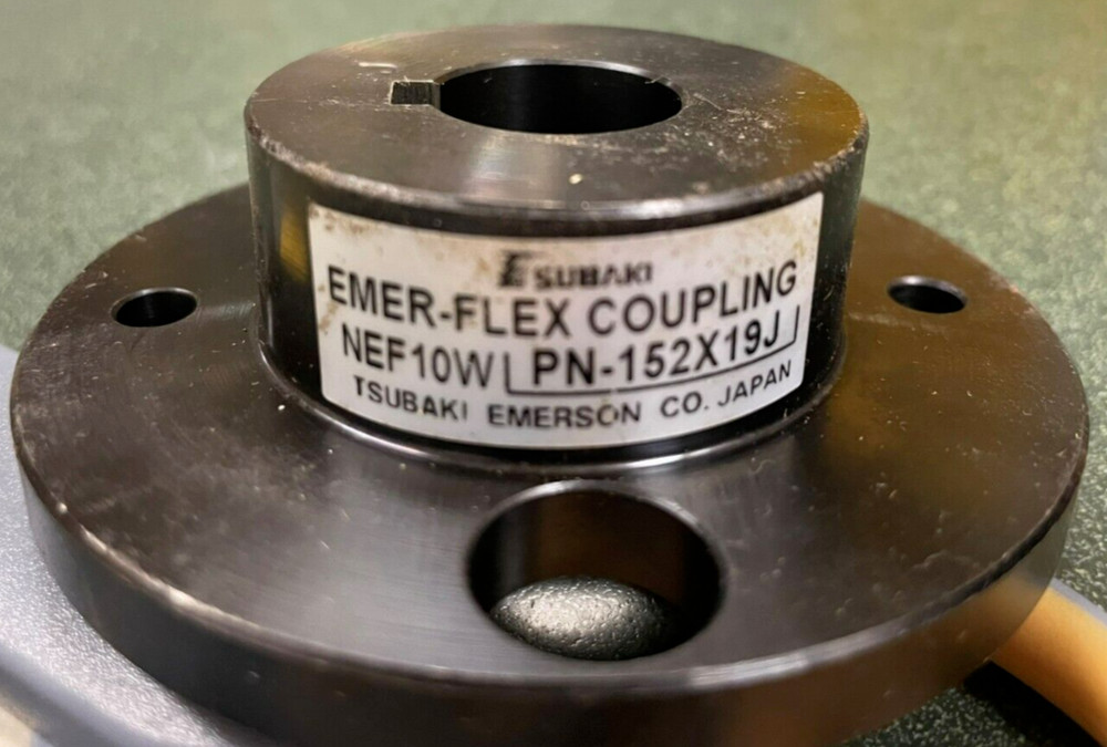 TSUBAKI 152X19J MODEL: NEF10W EMER-FLEX COUPLING
