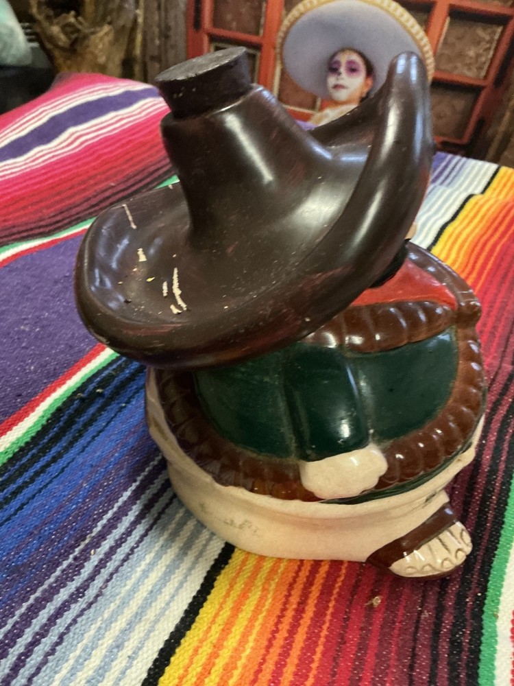 RODO PADILLA “ RARE” sculptured tequila bottle empty” EL CHINGON”