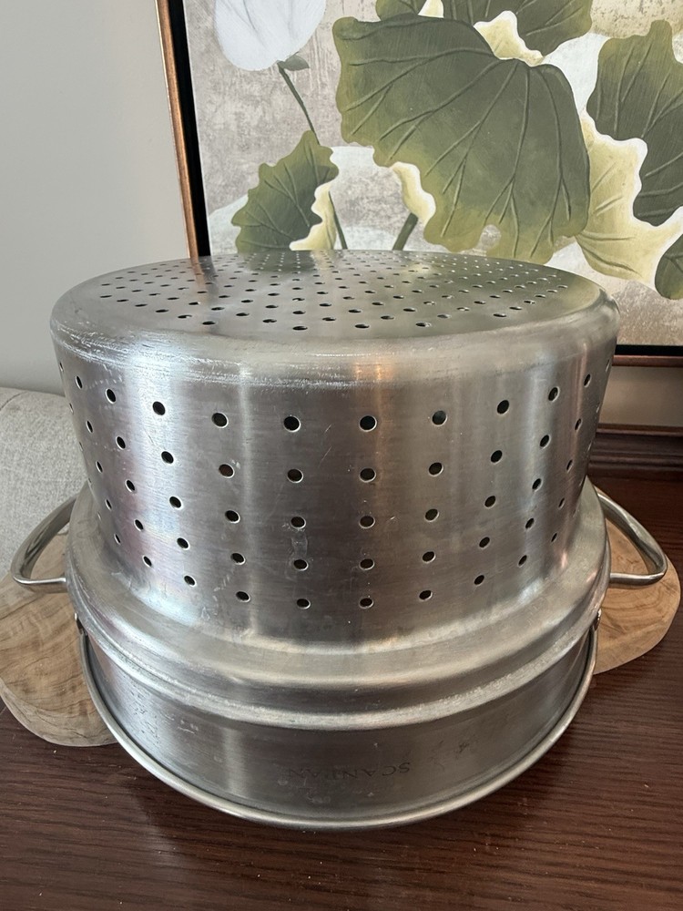 Scanpan Stainless Steel Multi Pot Perforated Insert ONLY Pasta Strainer