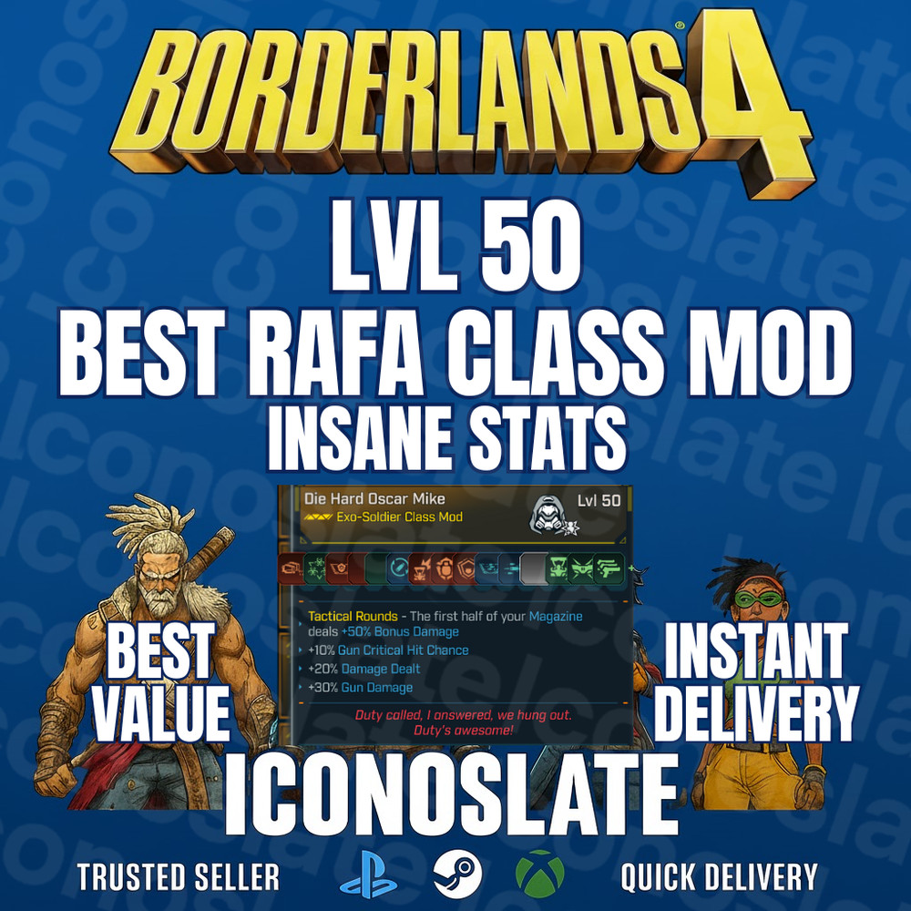 Borderlands 4 | Best Rafa Class Mod | XBOX/PS5/PC | Fast Delivery ⚡️