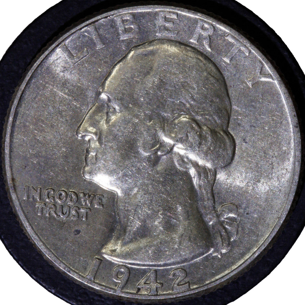 1942 Washington 25c UNC  / #A