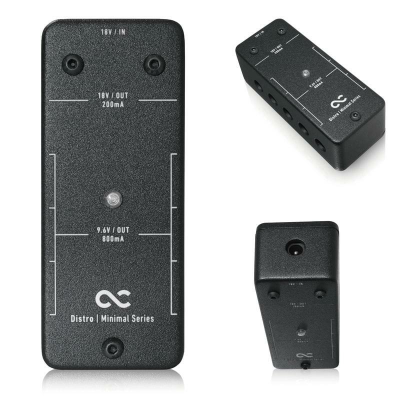One Control Distro Minimal Pack Ultra-Compact Pedal Board Power Distributor w/Ca