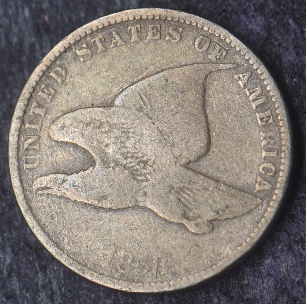 1858 "Small Letters" Flying Eagle Cent [ COINGIANTS ]