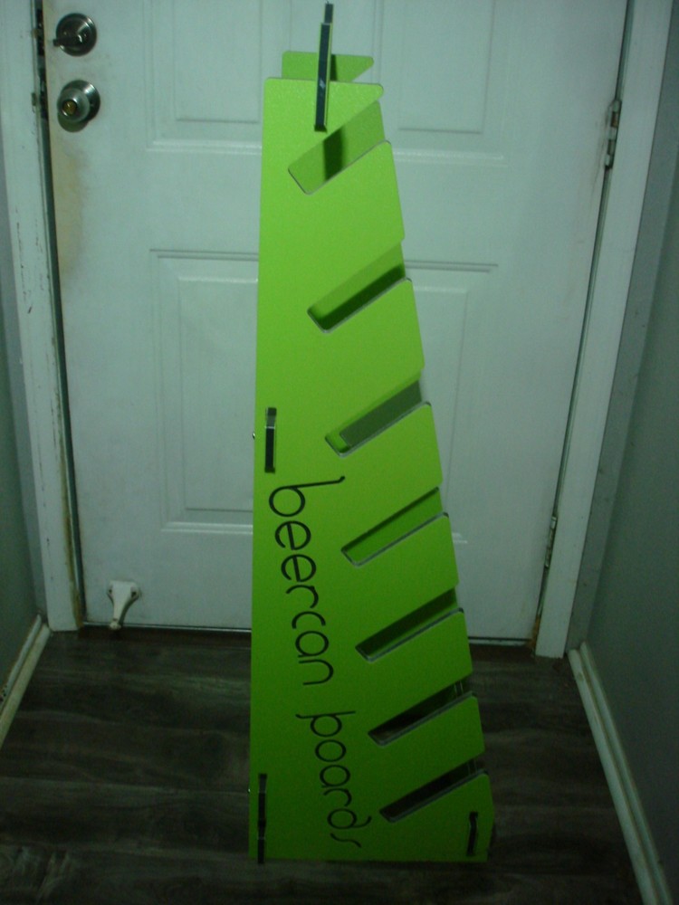 BEERCAN BOARDS LONGBOARD LARGE DISPLAY RACK HOLDS 7