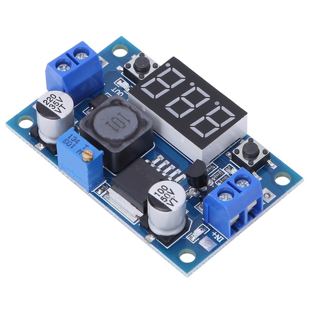 Power Module with Digital Voltmeter Touch Switch 2.5V-40V Input 3A Output