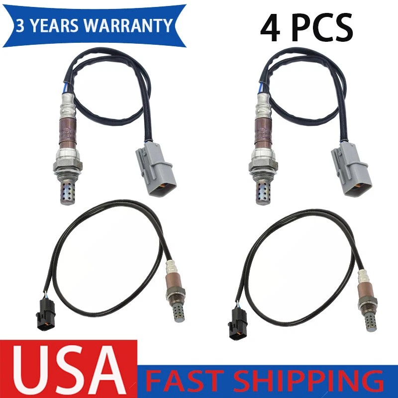 for Mitsubishi 2006-12 Eclipse 2004-12 Galant 2.4L 4xOxygen Sensor Up+Downstream