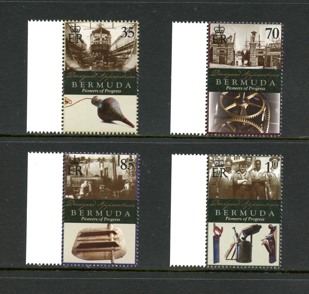 O313   Bermuda  2010   Dockyard apprentices    4v.   MNH