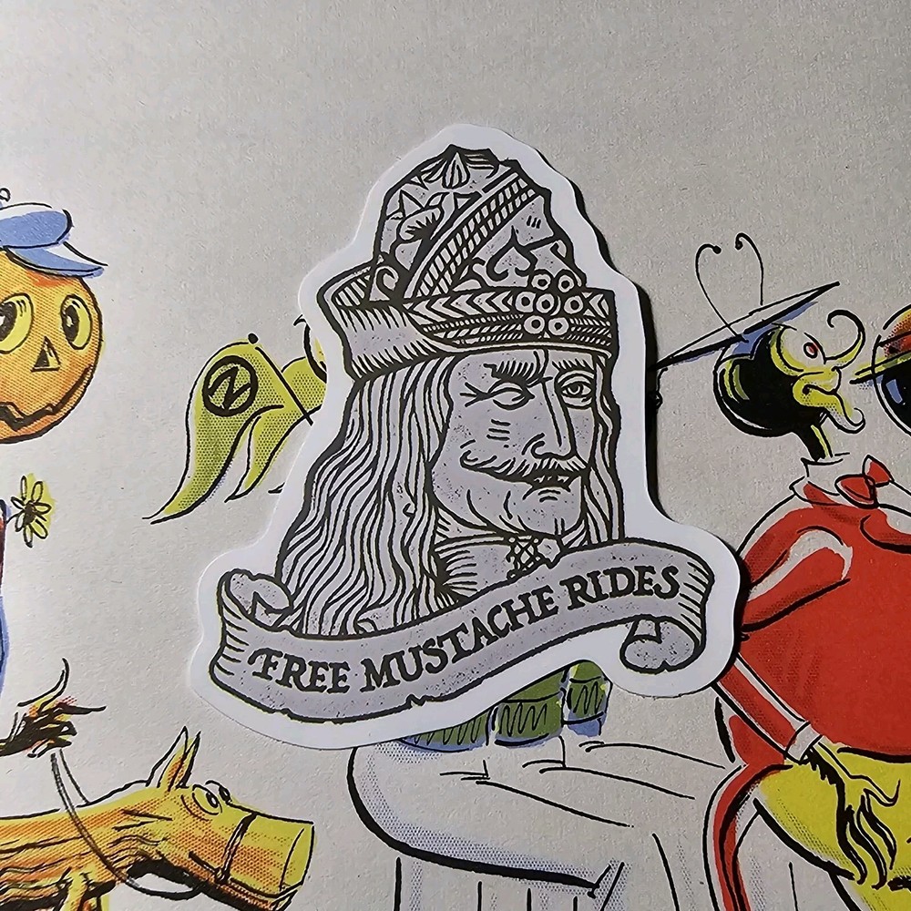 MUSTACHE STICKER S53