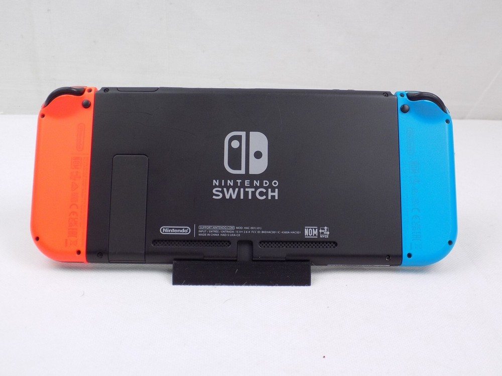 Switch Neon Red Neon Blue Handheld Console + Charger (No Dock)