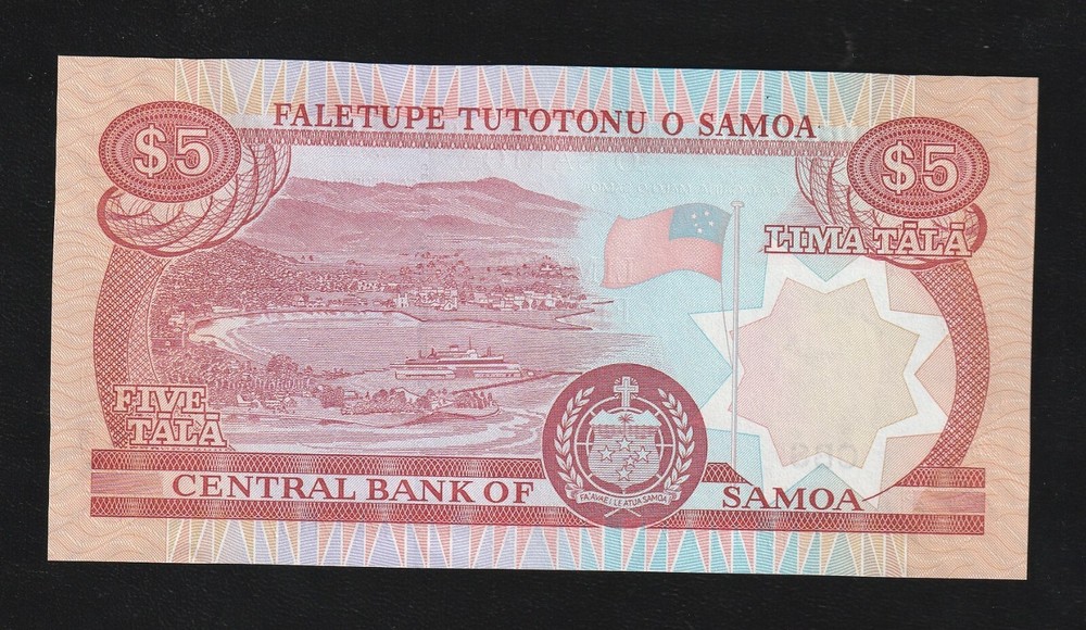 Western Samoa, 5 Tala, ND (2002), P-33b, Uncirculated Banknote