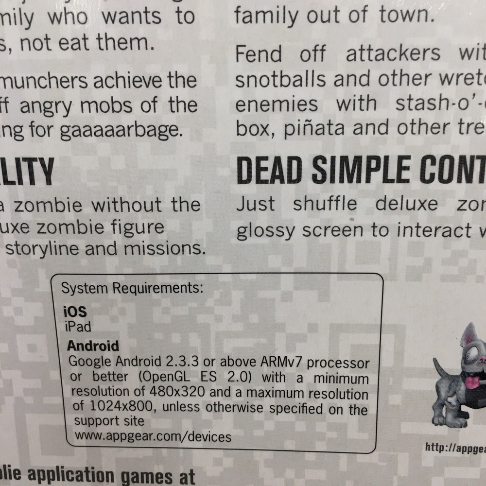 WOWWEE APPGEAR Zombie Burbz High Mobile Application iPad Android SEALED PACKAGE