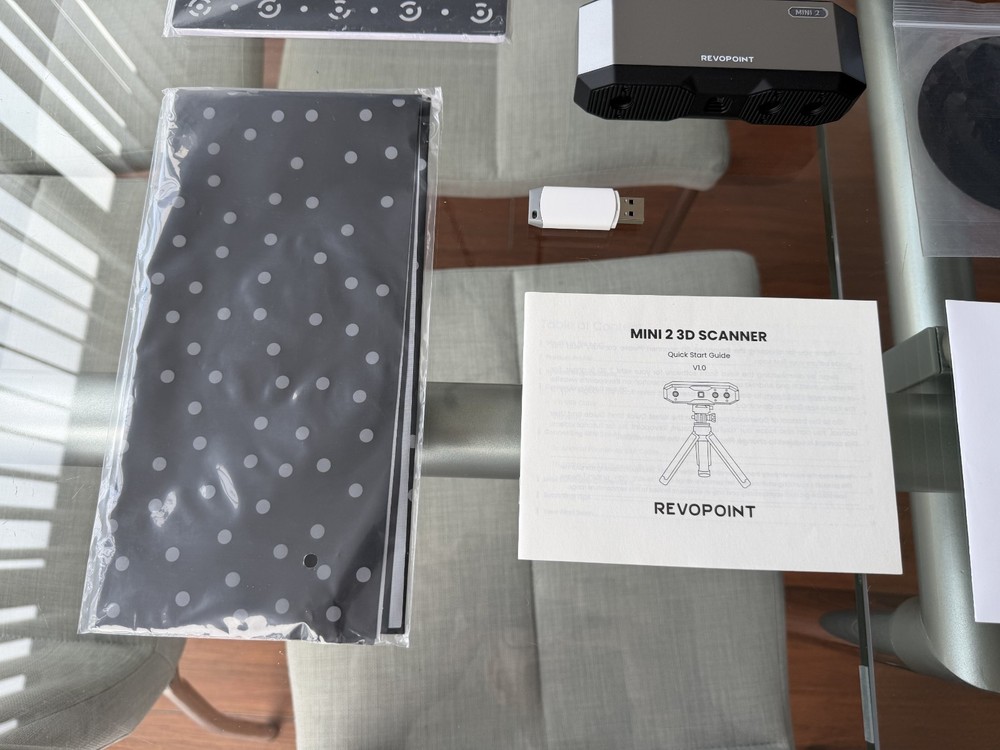 Revopoint MINI 2 3D Scanner + Dual-Axis Turntable Bundle – High Precision