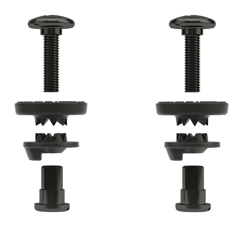 Union Snowboard Bindings - Ankle Strap Hardware T-nut , Bolt & Lock Washer Set