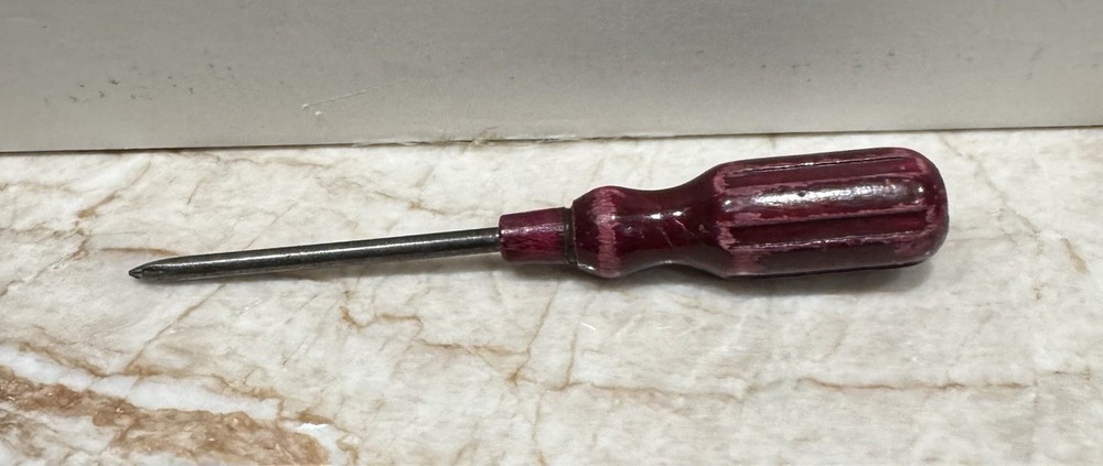 Vintage Stanley Wood Handle Phillips Screwdriver