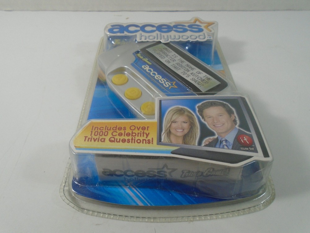 IRWIN TOY--ELECTRONIC ACCESS HOLLYWOOD HANDHELD TRIVIA GAME (NEW)