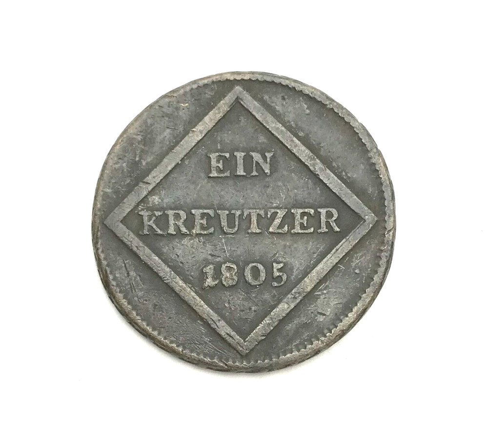 1805  Austria  Copper  Ein Kreutzer