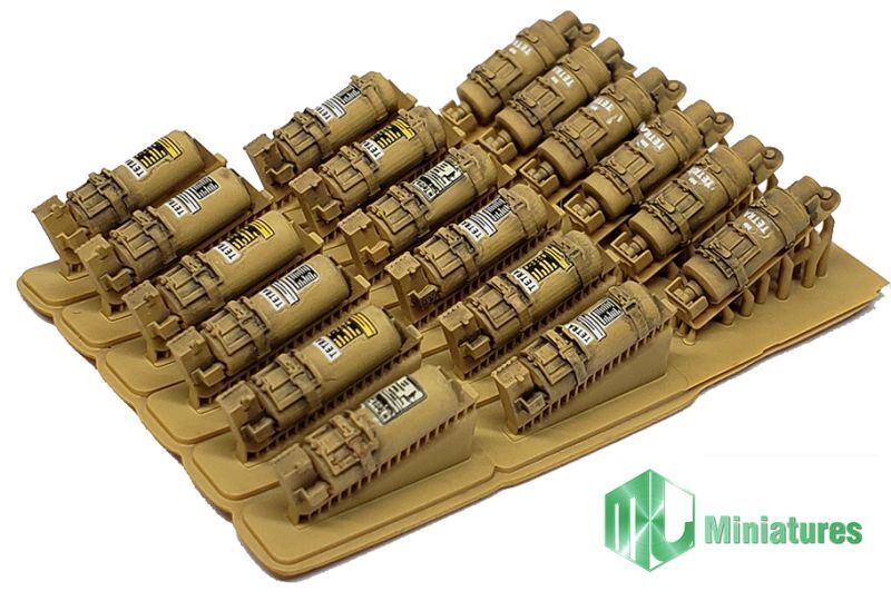 MJ Miniatures 1/35 German Fire Extinguisher Set