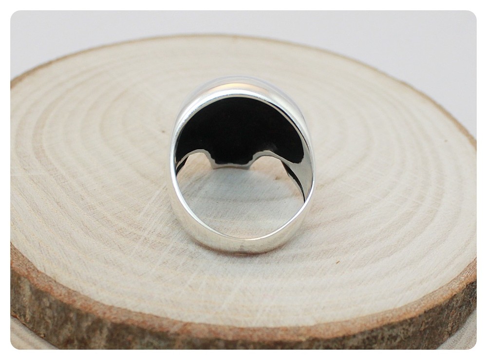 925 Sterling Silver Skull Punisher Men's Ring