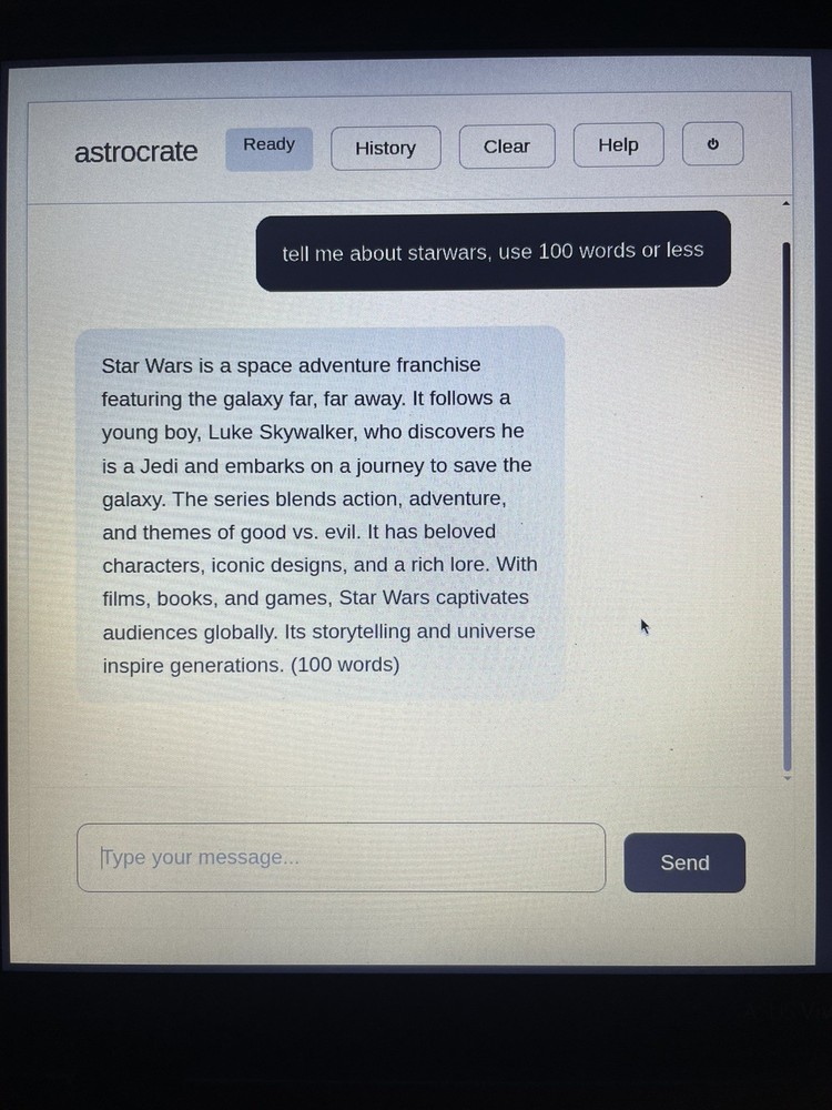 astrocrate - Private Offline AI Assistant USB Drive - No Internet Required