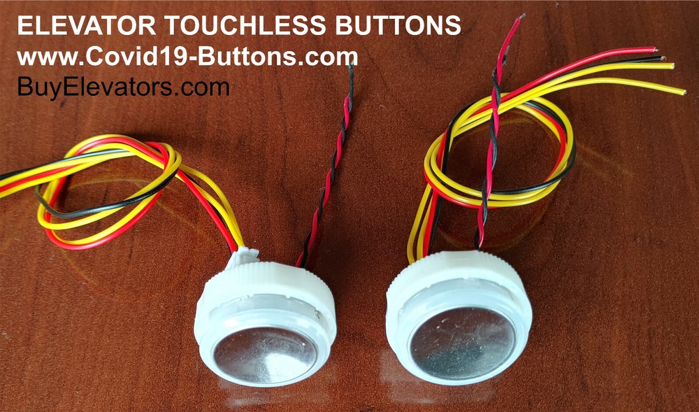 Elevator Touch-Less Buttons, TOUCH-FREE ,QTY 2pcs otis model