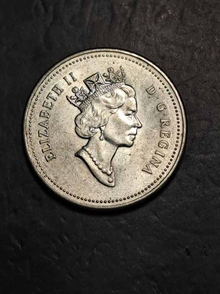 1990 CANADA 5 CENTS/NICKEL