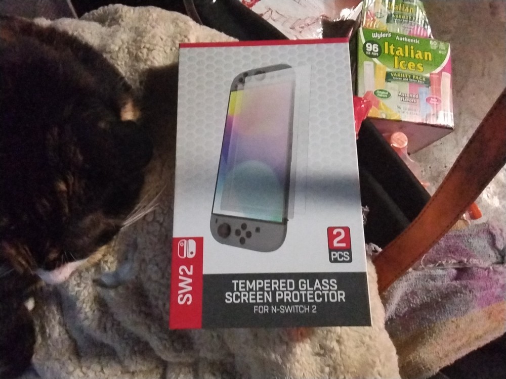 Nintendo Switch 2 Tempered Glass Screen Protector For Console 2 Pack