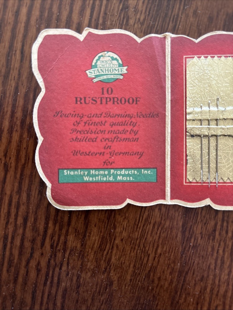 Miscellaneous Vintage Sewing Materials - Spools, Bobbins & Needles