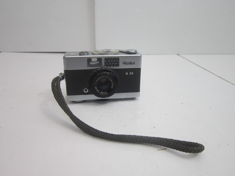 Vintage Rollei 35 Camera, E15B Flash with The Original Case