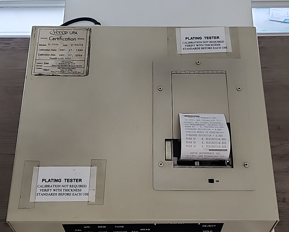 UPA TECHNOLOGY DEMITRON D-3000 PRECISION COATING THICKNESS GAUGE