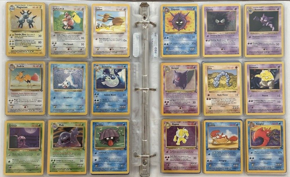 Pokemon Complete Original Set 151 Shadowless Collection Binder Energy