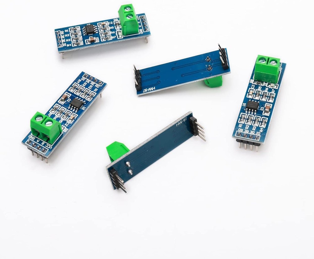 5 PCS RS-485 MAX485 Transceiver Chip Module TTL to SCM...