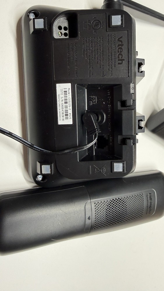VTech CS5229 Extended Range DECT 6.0 Expandable Cordless Phone with Answering
