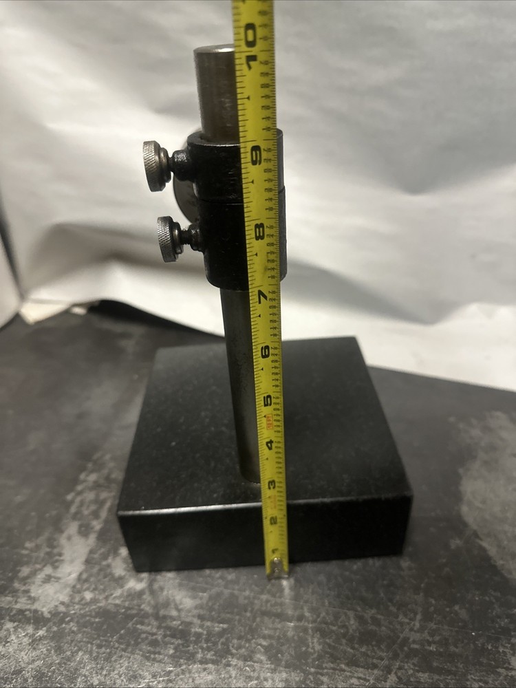 Fowler Indicator With 6” X 6” X 2” Granite Base Plate (Inducator Needs Battery)