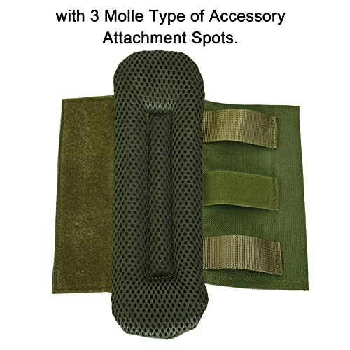 2 Pack Shoulder Strap Pad Vest Shoulder Strap Pads Backpack Strap Pads Green