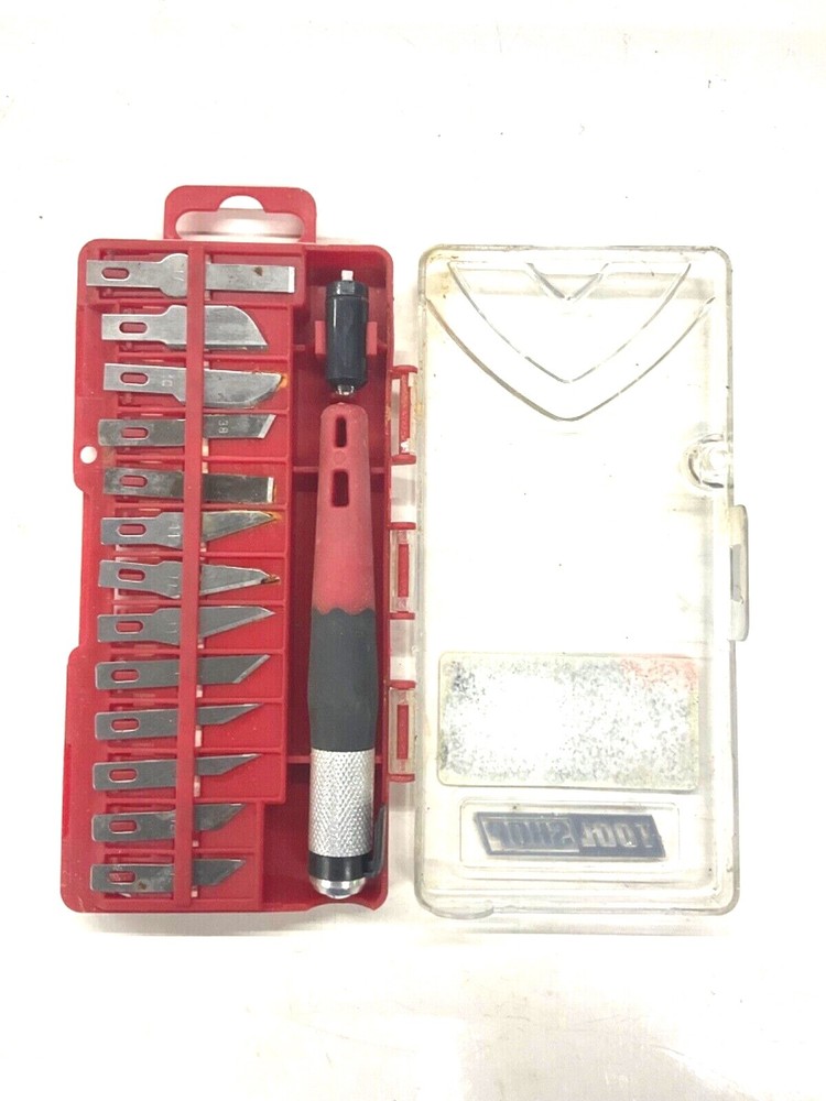 TOOLS SHOP 15-pc. LED PRECISION KNIFE SET, 243-3710