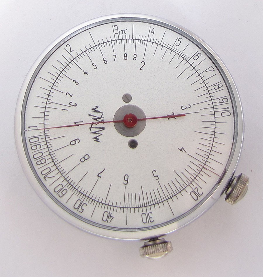 ☭Vintage Soviet Logarithmic Ruler BOX USSR Mathematical Calculator 100%...