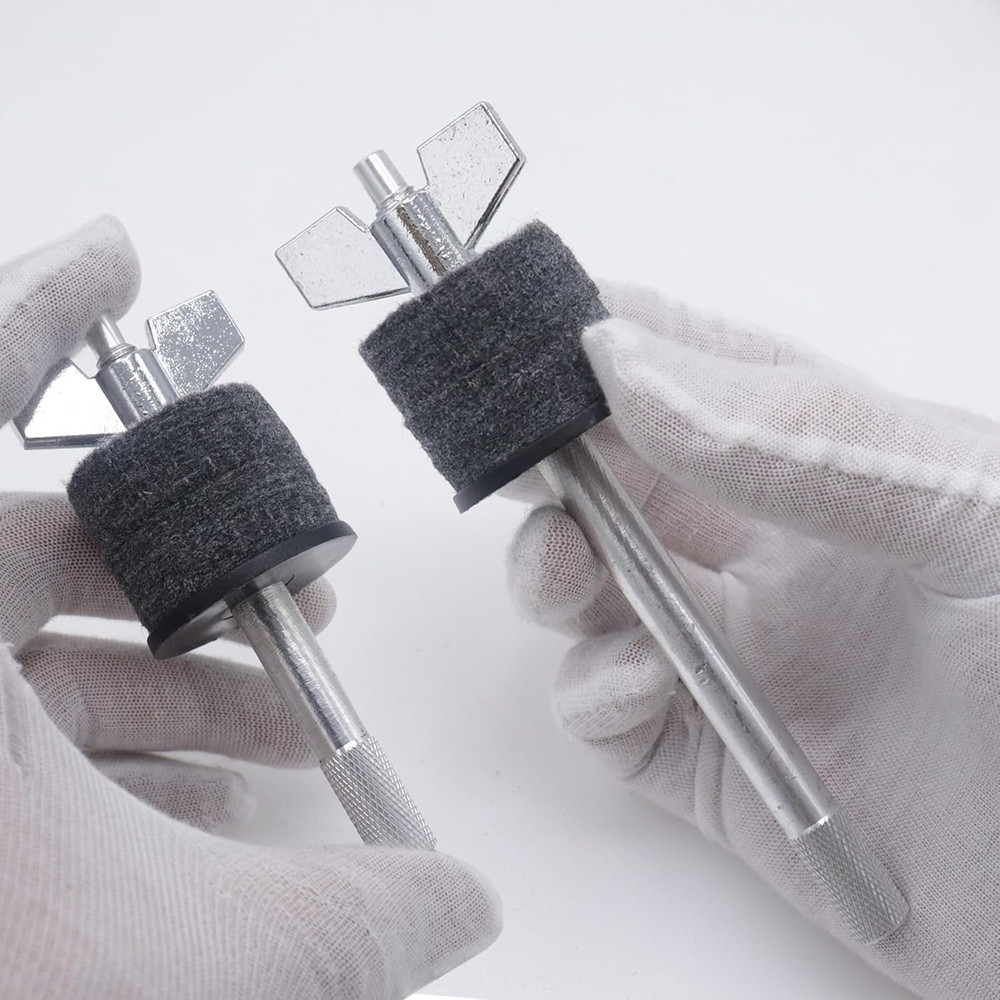 Cymbal Stacker Set, 4" & 5.7" Stackers with 8mm Thread, Percussion Instrument Ac